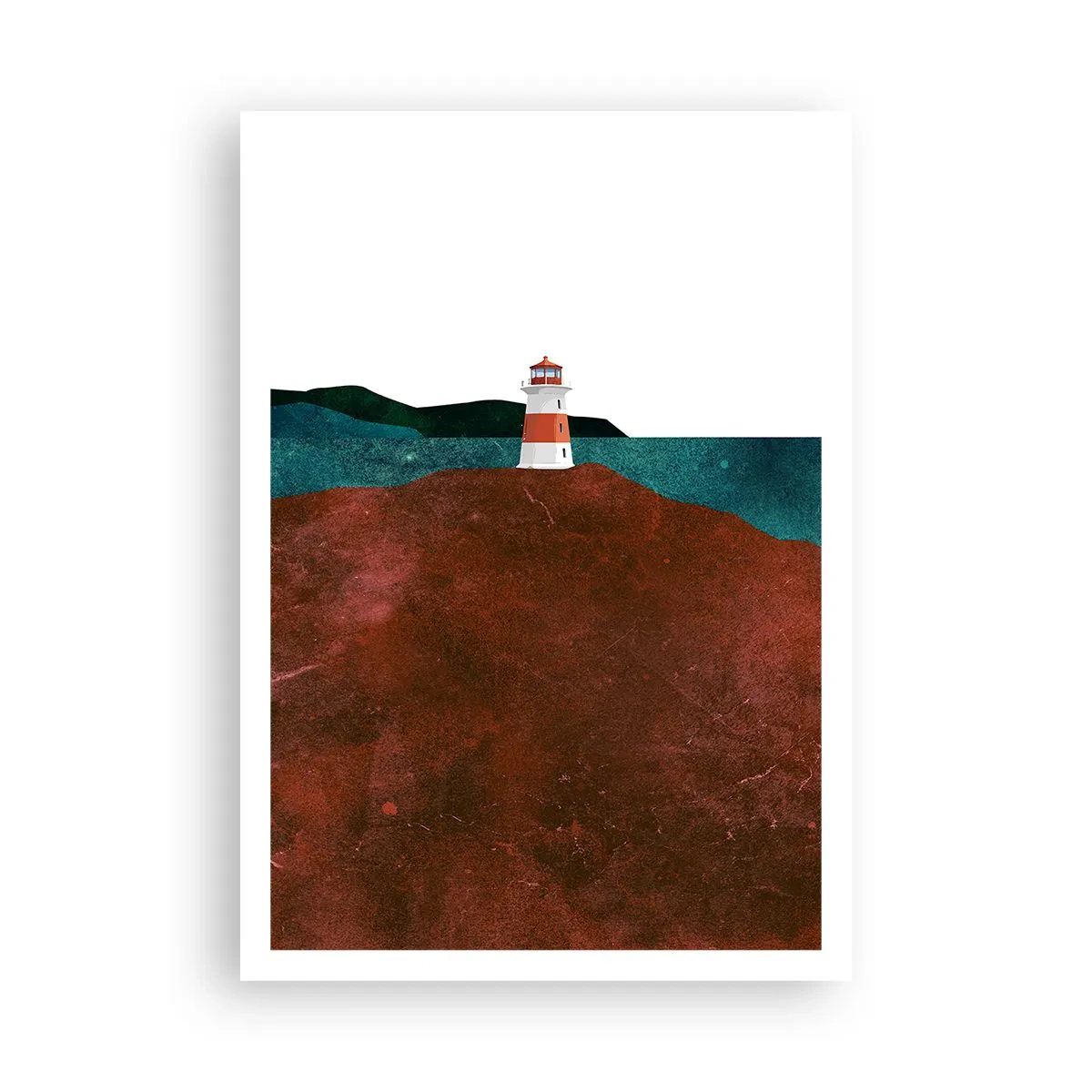 Poster - Contemplando il mare - 70x100 cm