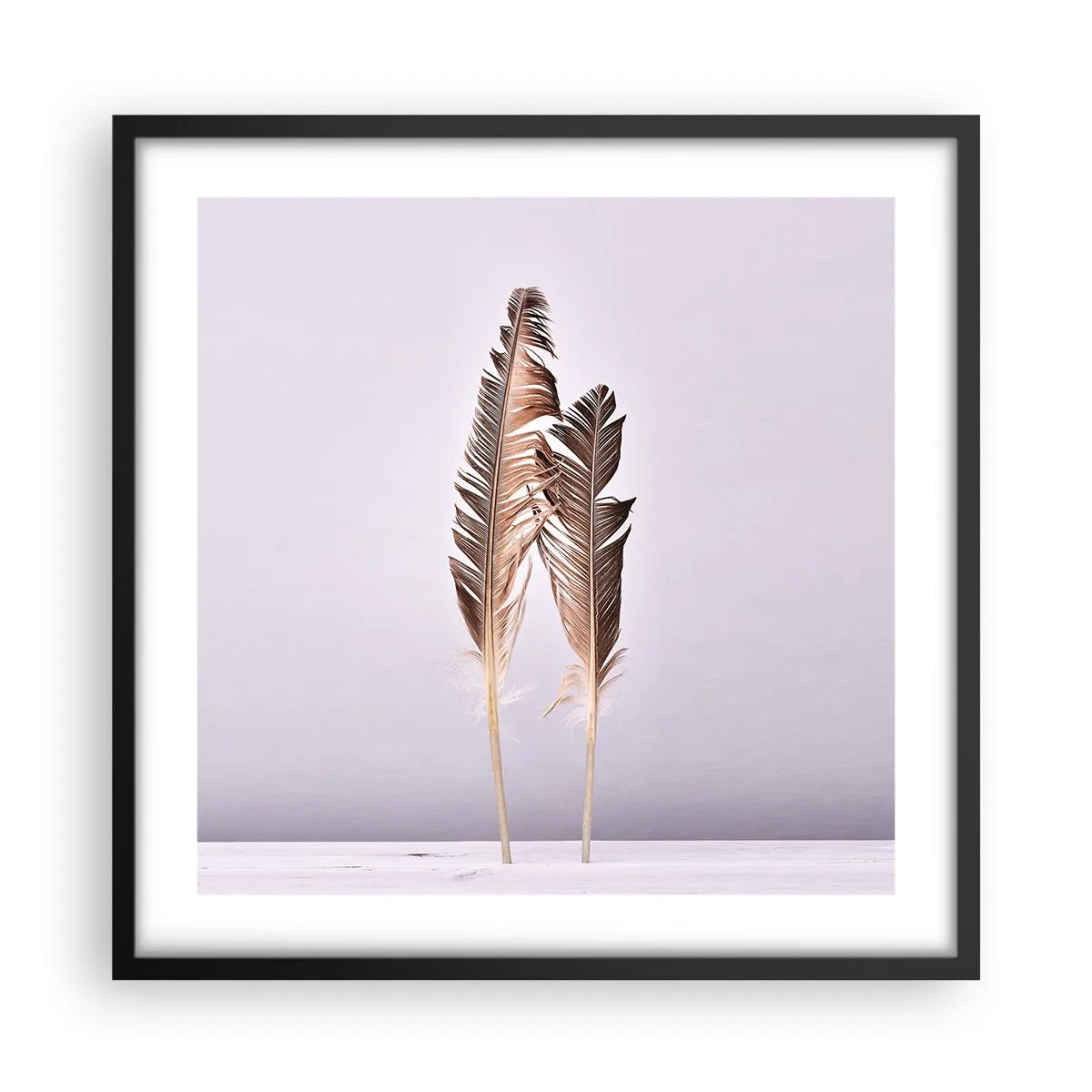 Poster in cornice nera - Contro il nulla - 50x50 cm