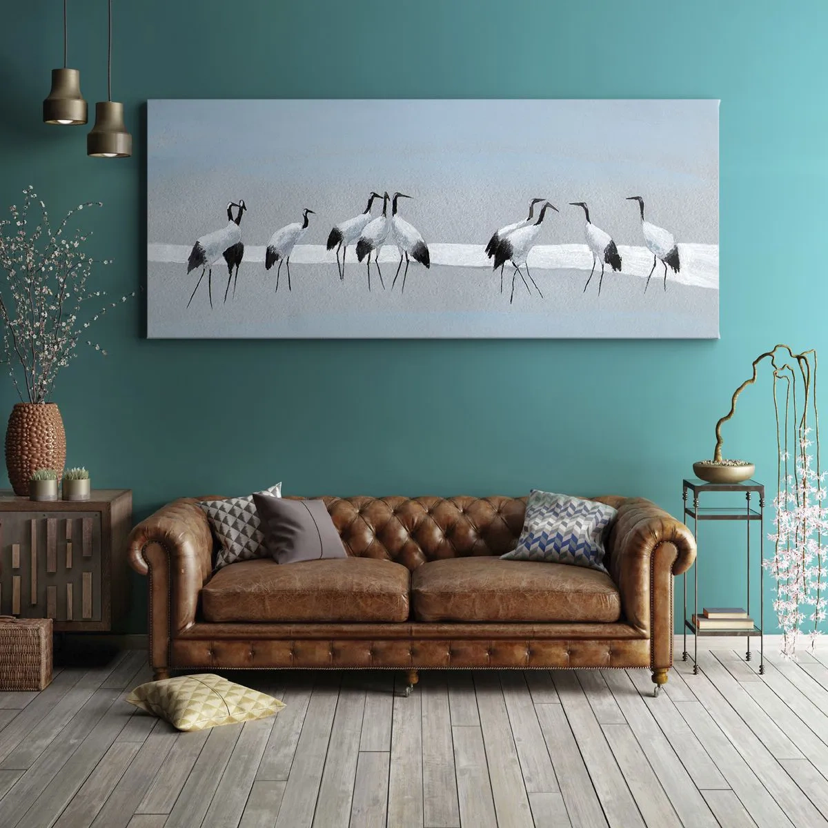 Quadro su tela - Stampe su Tela - Dopo un giorno rovente - 100x40 cm