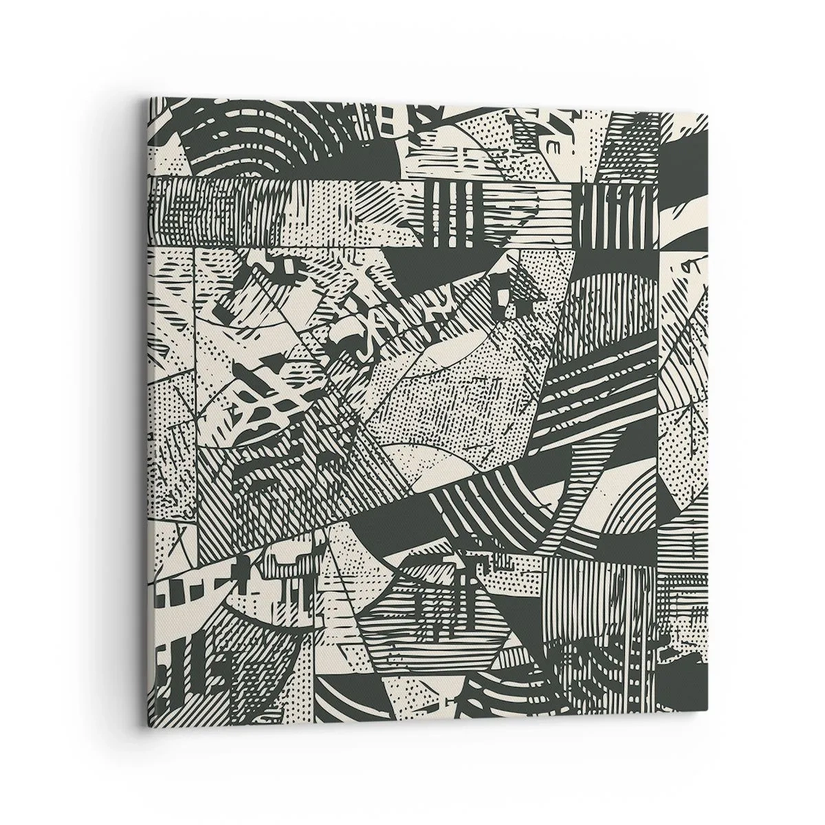 Quadro su tela - Stampe su Tela - Dinamica della contemporaneità - 70x70 cm