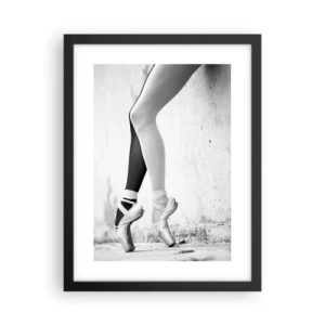Poster in cornice nera - Ballerina, voilà! - 30x40 cm