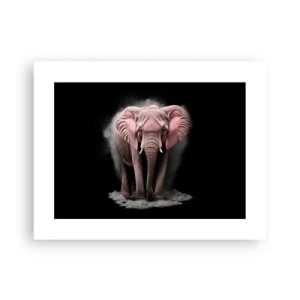 Poster - Non pensare all'elefante rosa! - 40x30 cm
