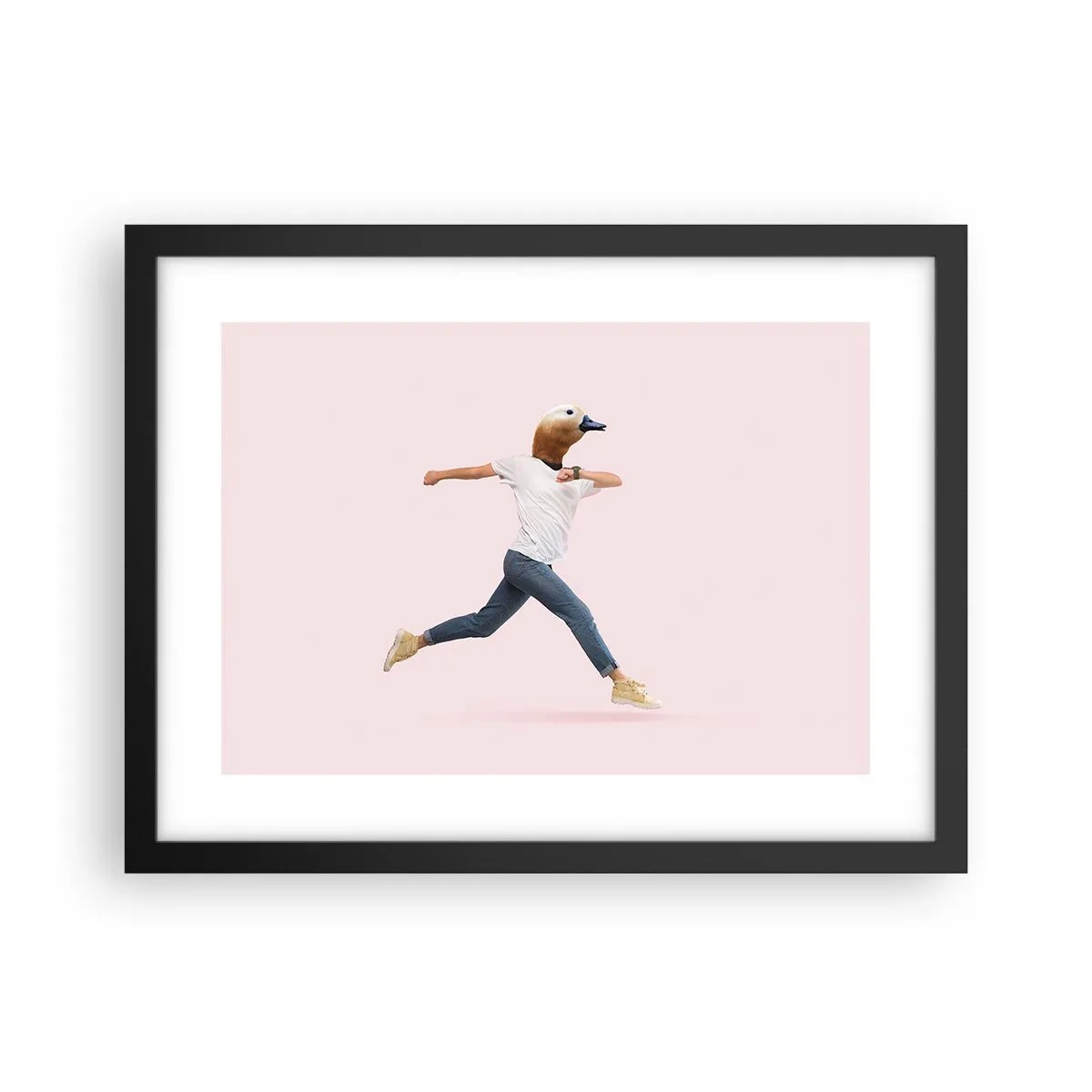 Poster in cornice nera - Un pizzico di assurdo - 40x30 cm