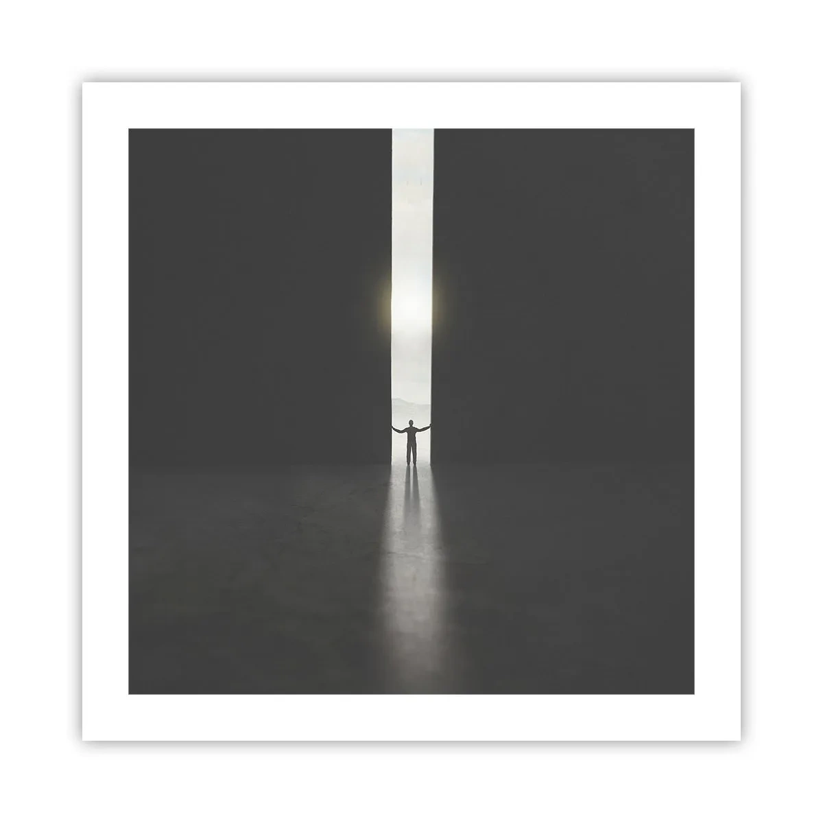 Poster - Un passo verso un chiaro futuro - 50x50 cm