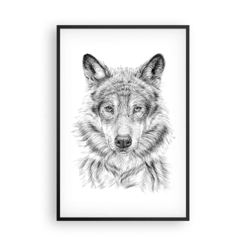 Poster in cornice nera - Condottiero nato - 61x91 cm