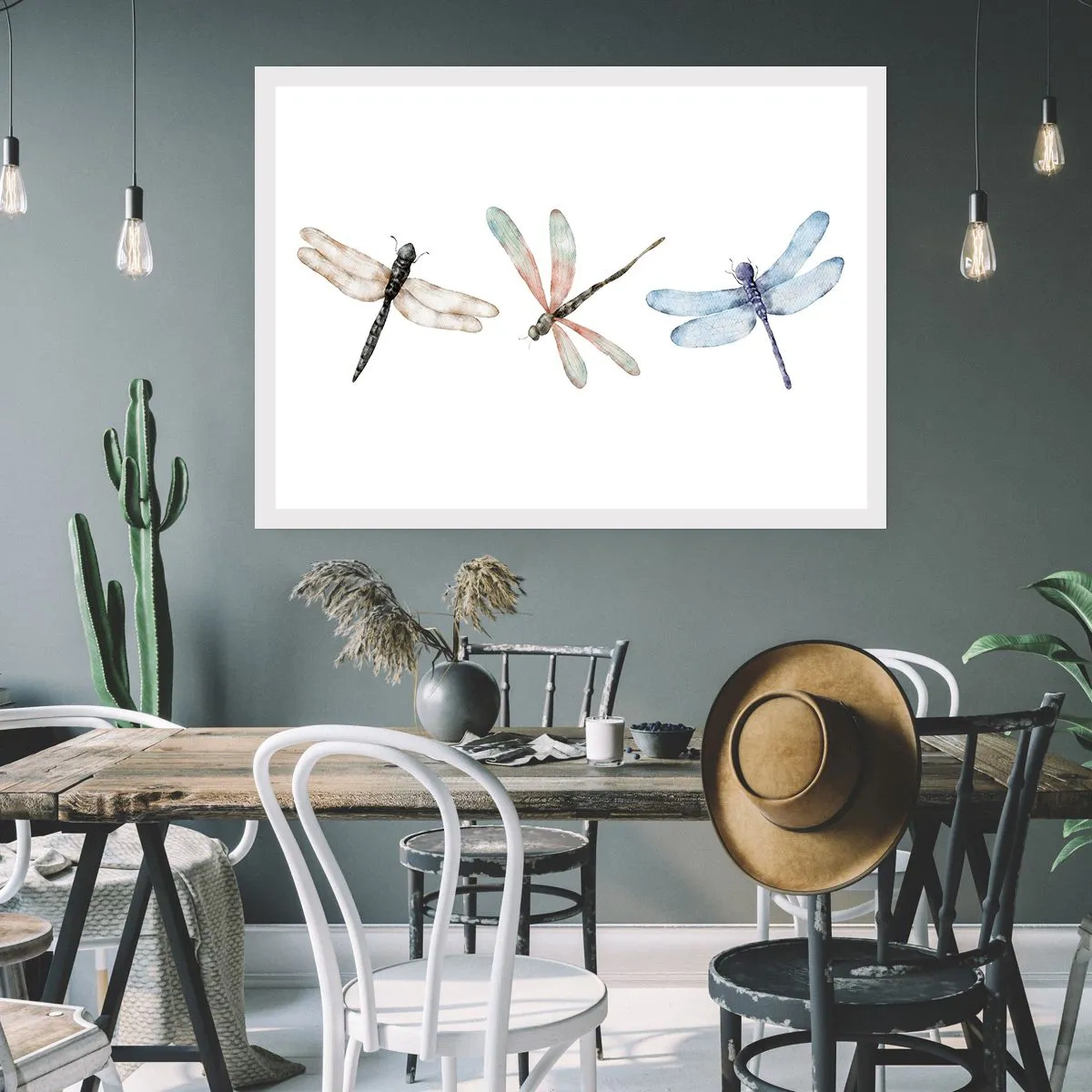 Poster - Libellule senza peso - 70x50 cm