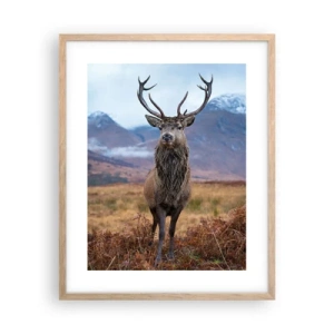 Poster in cornice rovere chiaro - Sulla propria terra - 40x50 cm