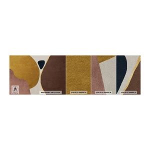 Campione di Fotomurale Premium Sand - Astrazione: un luogo nello spazio - Astrazione, Minimalismo, Forme - 100x30 cm