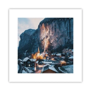 Poster - Lo spirito luminoso dell'inverno - 30x30 cm