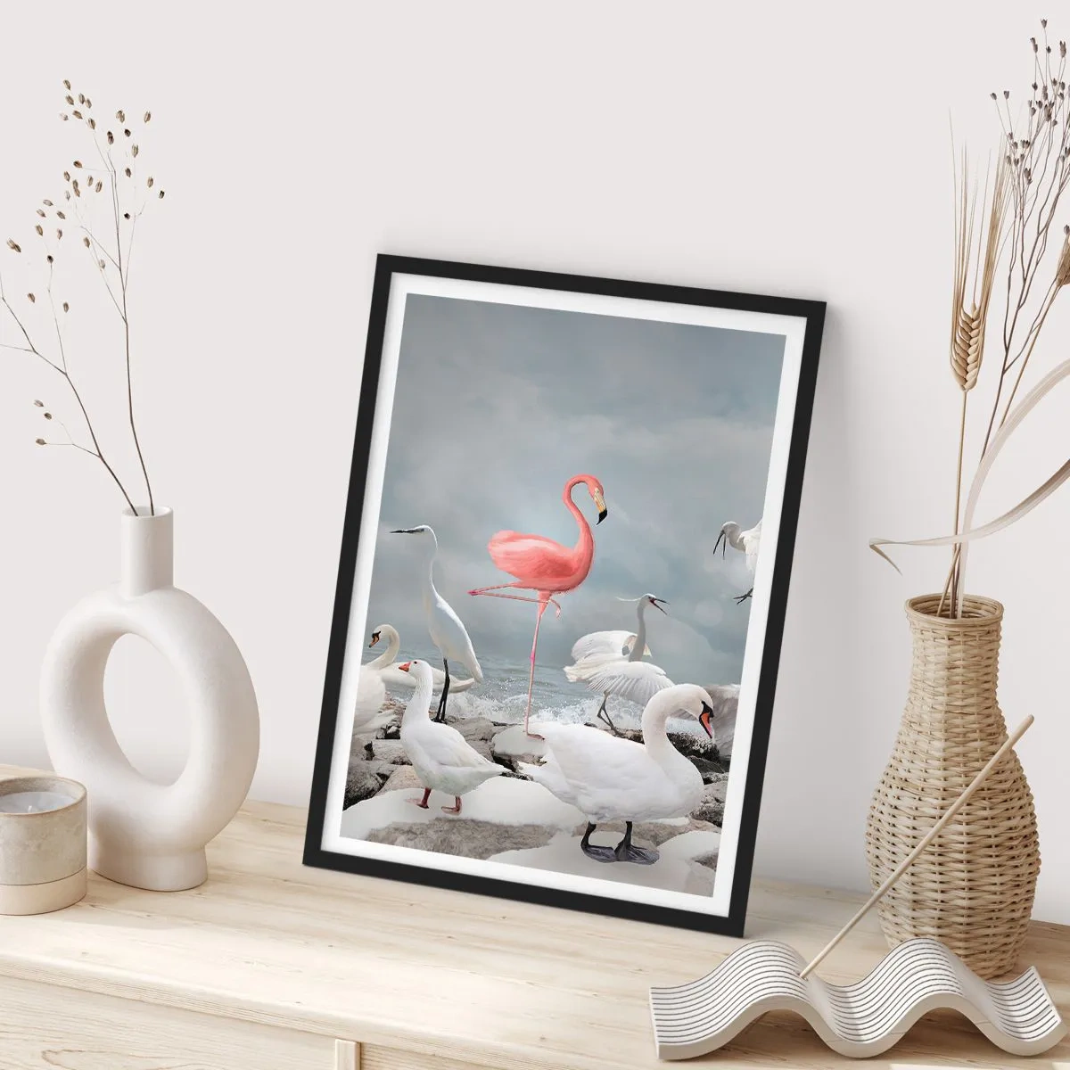 Poster in cornice nera - Come sono arrivato qui? - 50x70 cm
