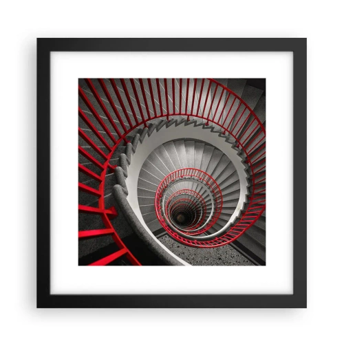 Poster in cornice nera - I giochi dell'architettura - 30x30 cm