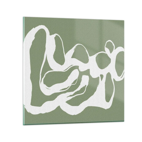 Quadro su vetro - Il richiamo dello spazio - 60x60 cm