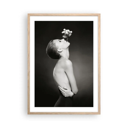 Poster in cornice rovere chiaro - Eleganza eccentrica - 50x70 cm