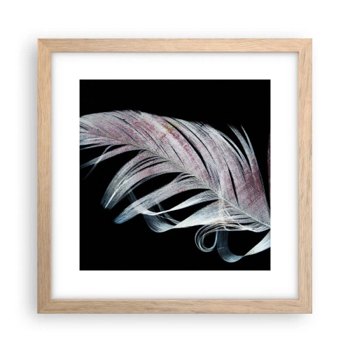 Poster in cornice rovere chiaro - Pensa al tocco - 30x30 cm