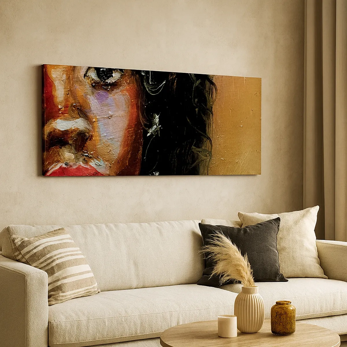 Quadro su tela - Stampe su Tela - Oscurità e luce - 30x30 cm