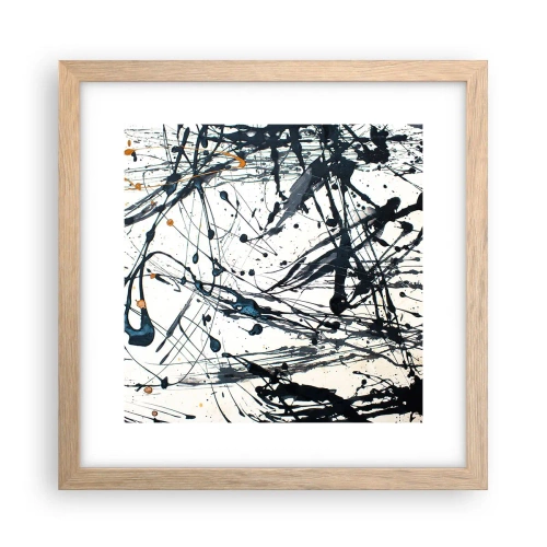 Poster in cornice rovere chiaro - Ha senso o non ha senso? - 30x30 cm