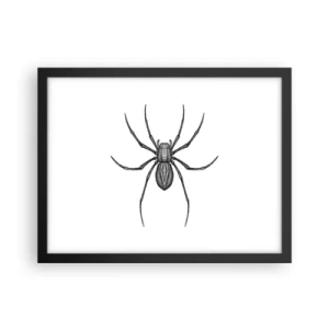 Poster in cornice nera - Precisione inquietante - 40x30 cm