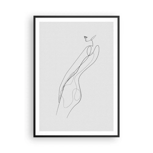 Poster in cornice nera - Appena una promessa - 70x100 cm