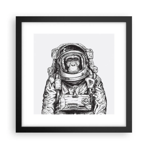 Poster in cornice nera - Evoluzione alternativa - 30x30 cm