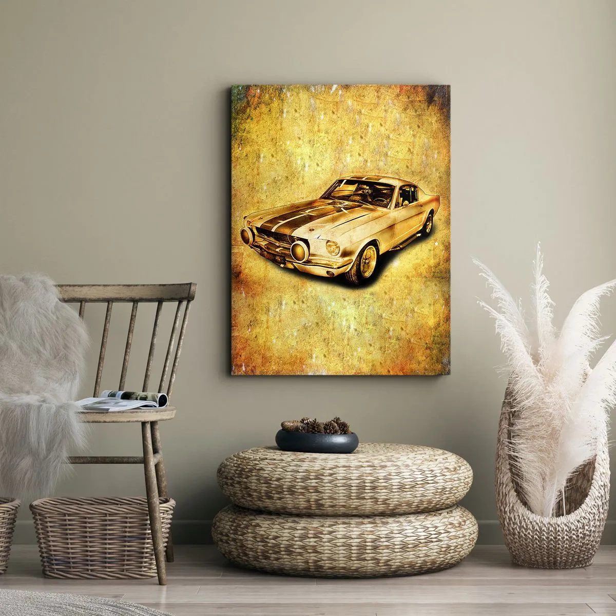 Quadro su tela - Stampe su Tela - I folli anni '70 - 65x120 cm