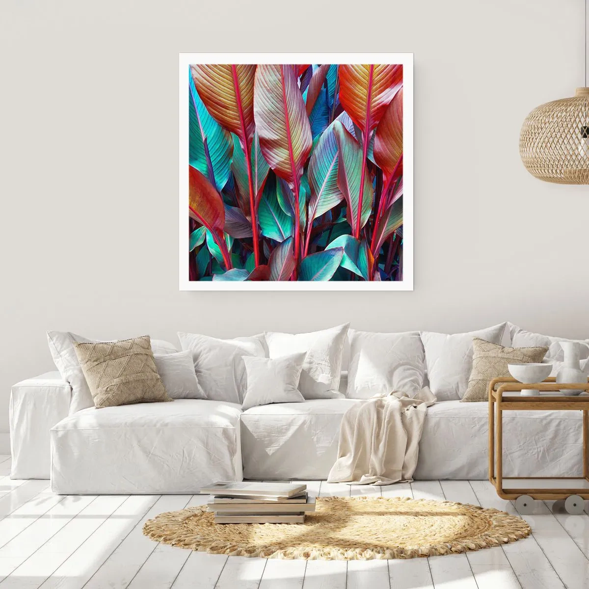 Poster - Selva colorata - 30x30 cm