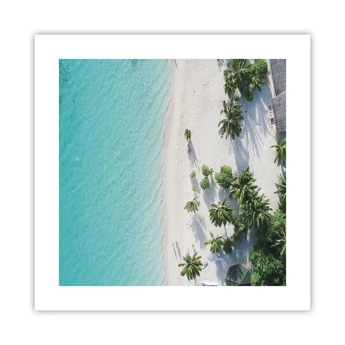 Poster - Vacanze in paradiso - 40x40 cm