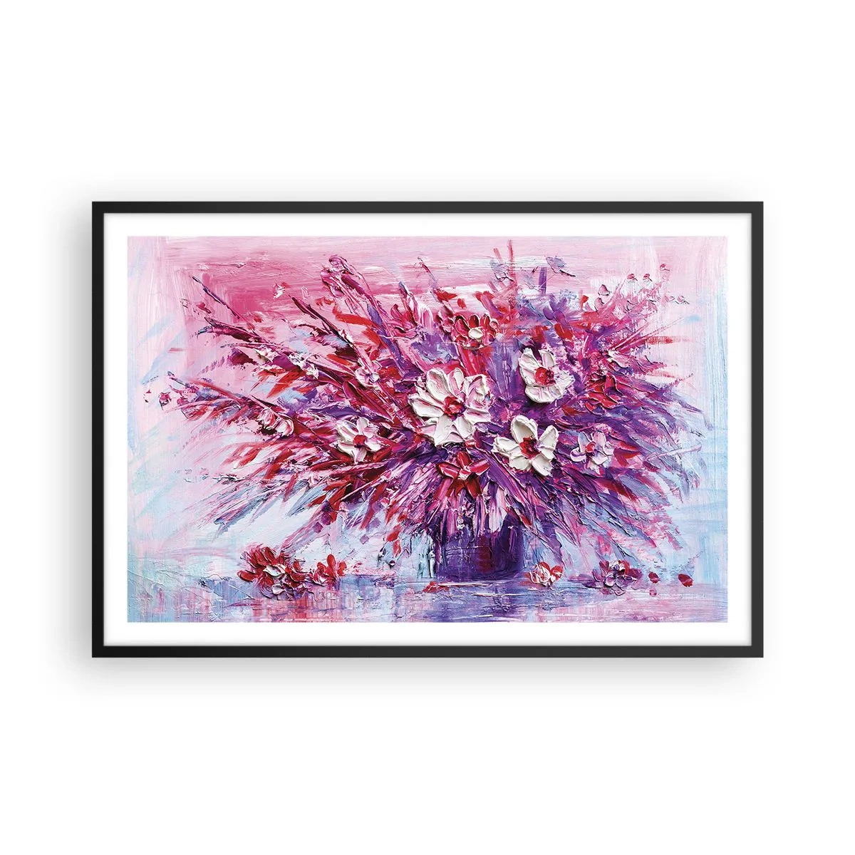 Poster in cornice nera - Innocenza e passione - 91x61 cm