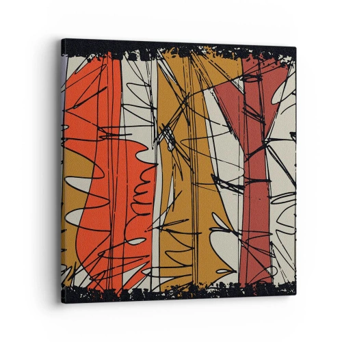 Quadro su tela - Stampe su Tela - Composizione spontanea - 40x40 cm