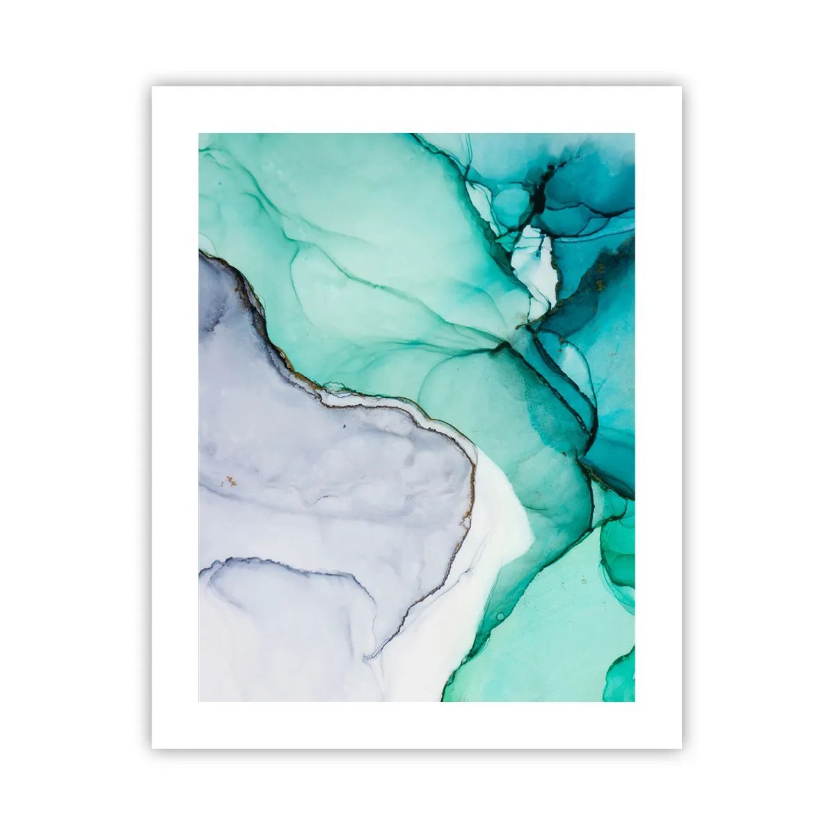 Poster - Studio in turchese - 40x50 cm