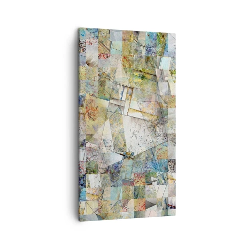 Quadro su tela - Stampe su Tela - Rimpasto geometrico - 45x80 cm