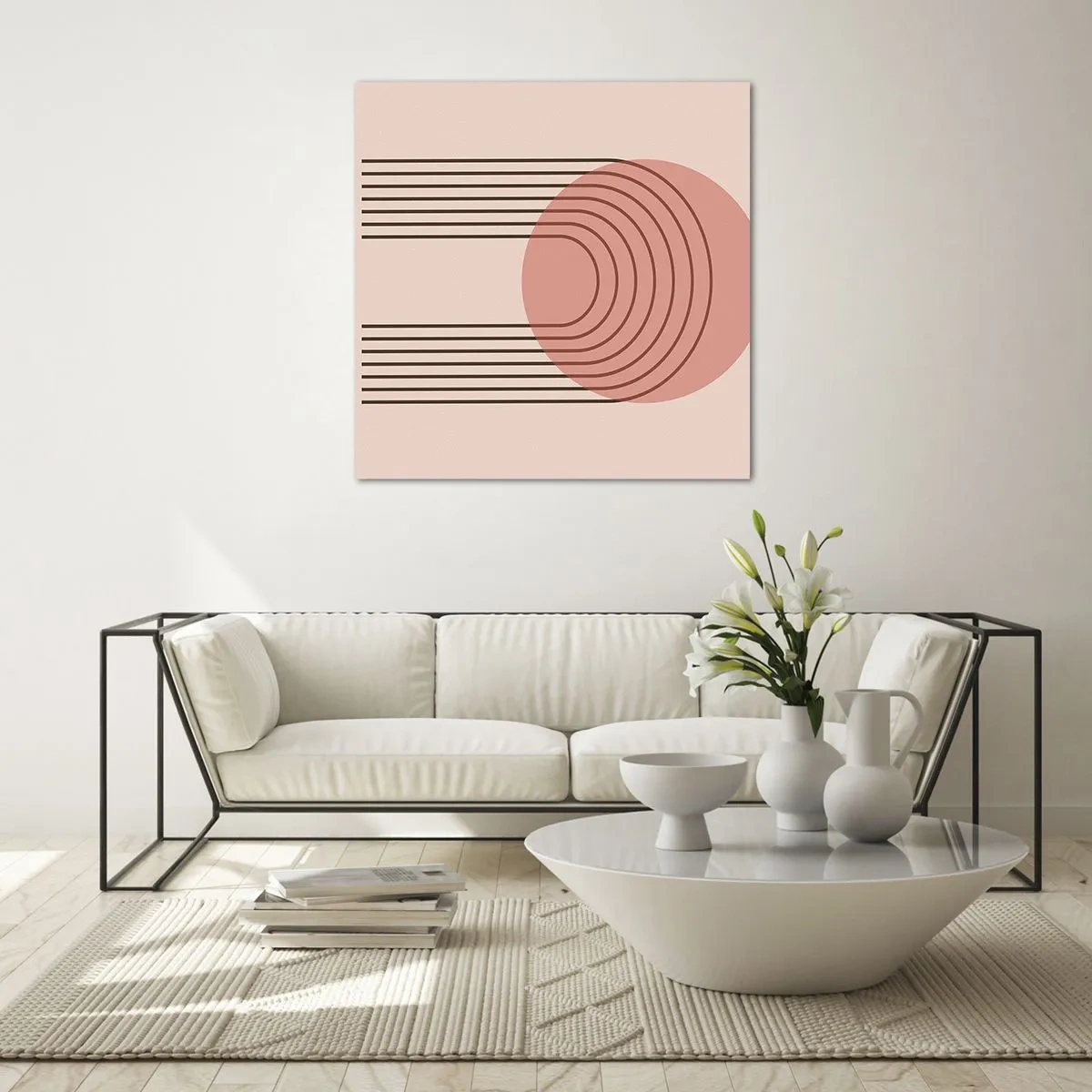 Quadro su vetro - Attrazione irresistibile - 50x50 cm