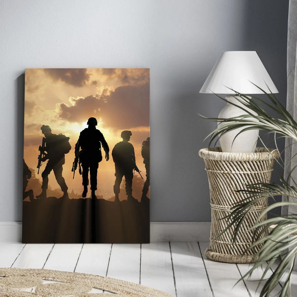 Quadro su tela - Stampe su Tela - Brothers in arms - 55x100 cm