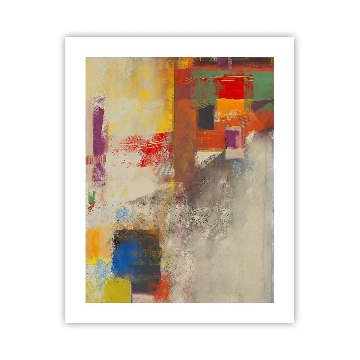 Poster - Geometria dei colori - 40x50 cm