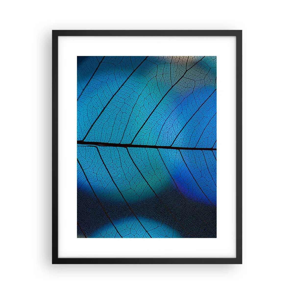 Poster in cornice nera - Struttura intricata - 40x50 cm