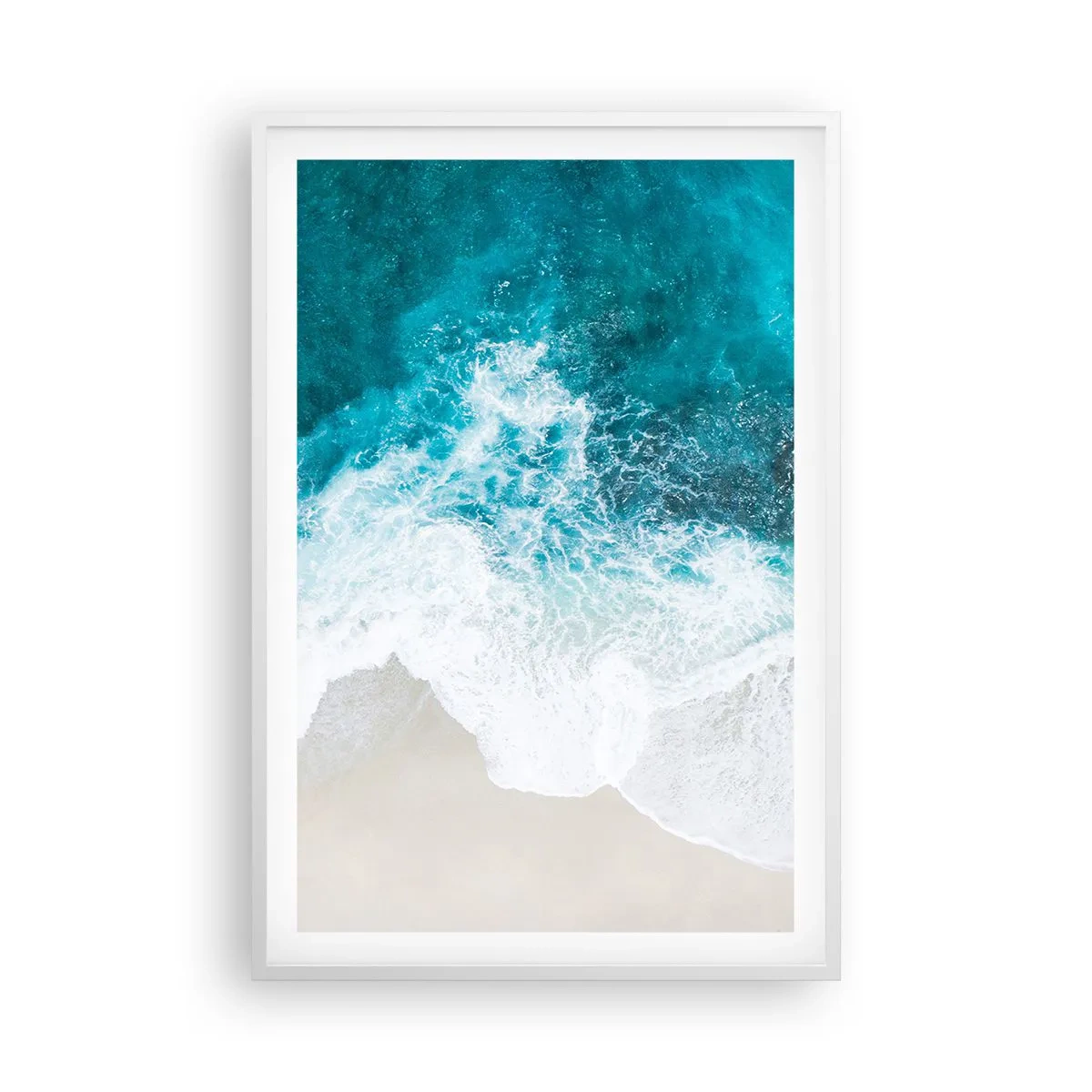 Poster in cornice bianca - Morbidezza naturale - 61x91 cm