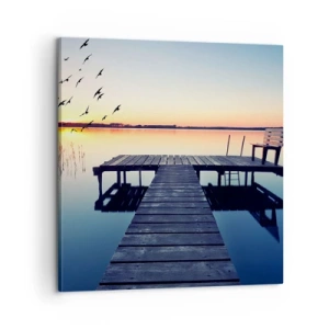 Quadro su tela - Stampe su Tela - È stata una buona giornata - 60x60 cm