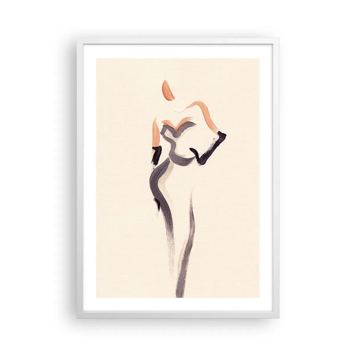 Poster in cornice bianca - Gli anni d'oro di Hollywood - 50x70 cm
