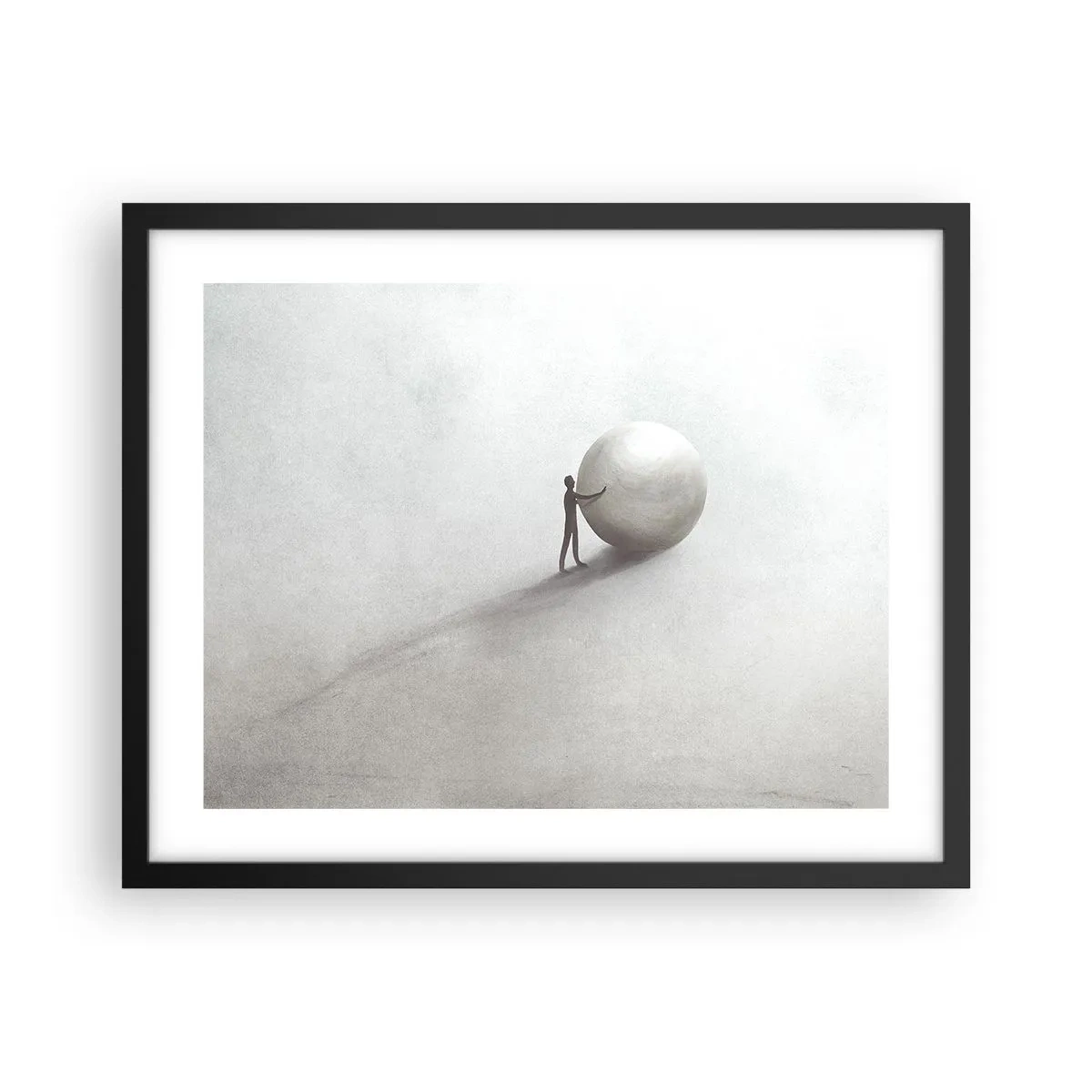 Poster in cornice nera - Il gioco della vita - 50x40 cm