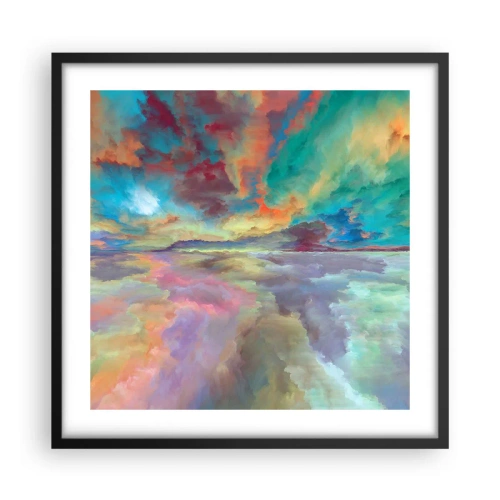 Poster in cornice nera - Due cieli - 50x50 cm