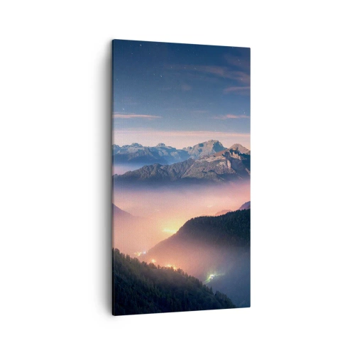 Quadro su tela - Stampe su Tela - La luce nelle valli - 45x80 cm