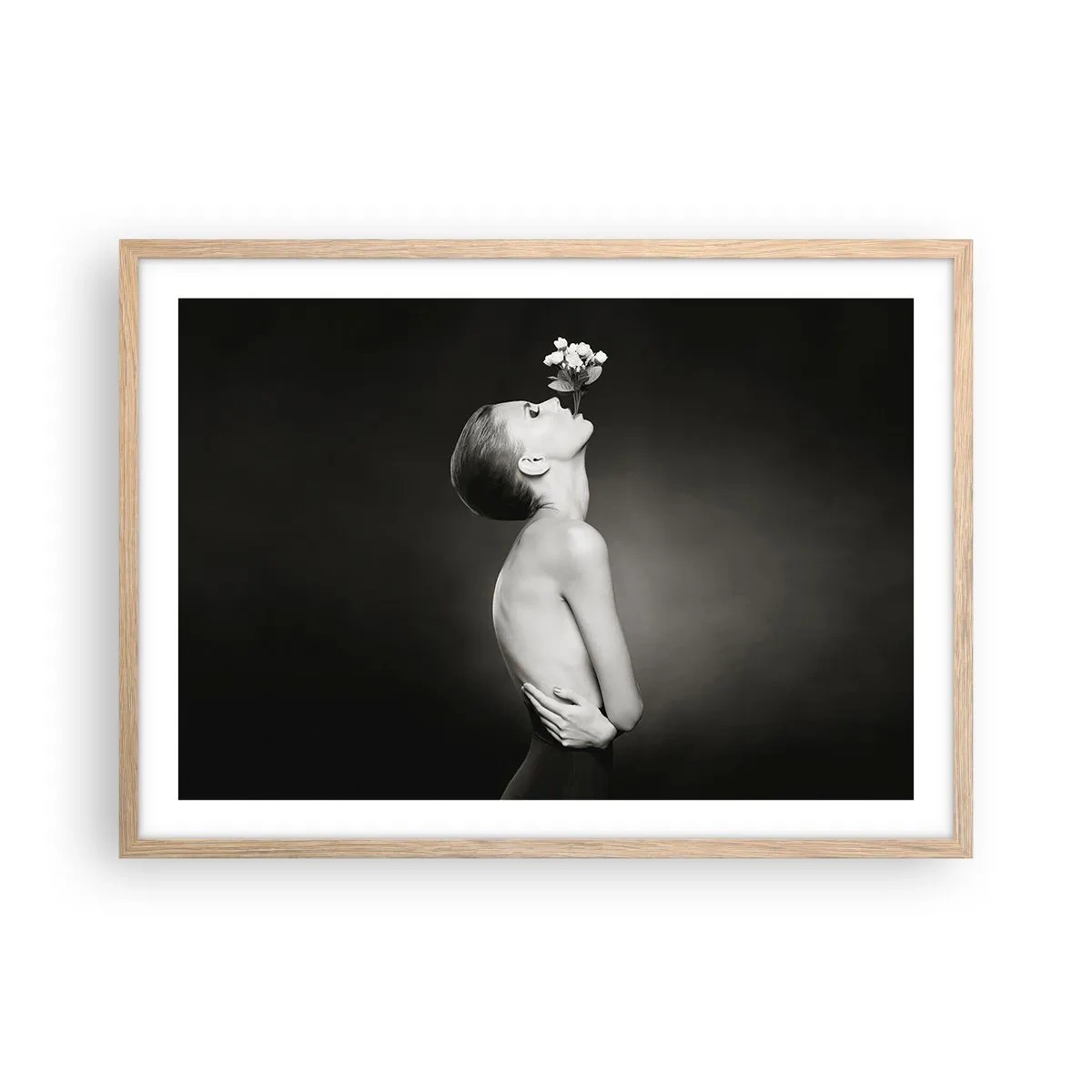 Poster in cornice rovere chiaro - Eleganza eccentrica - 70x50 cm