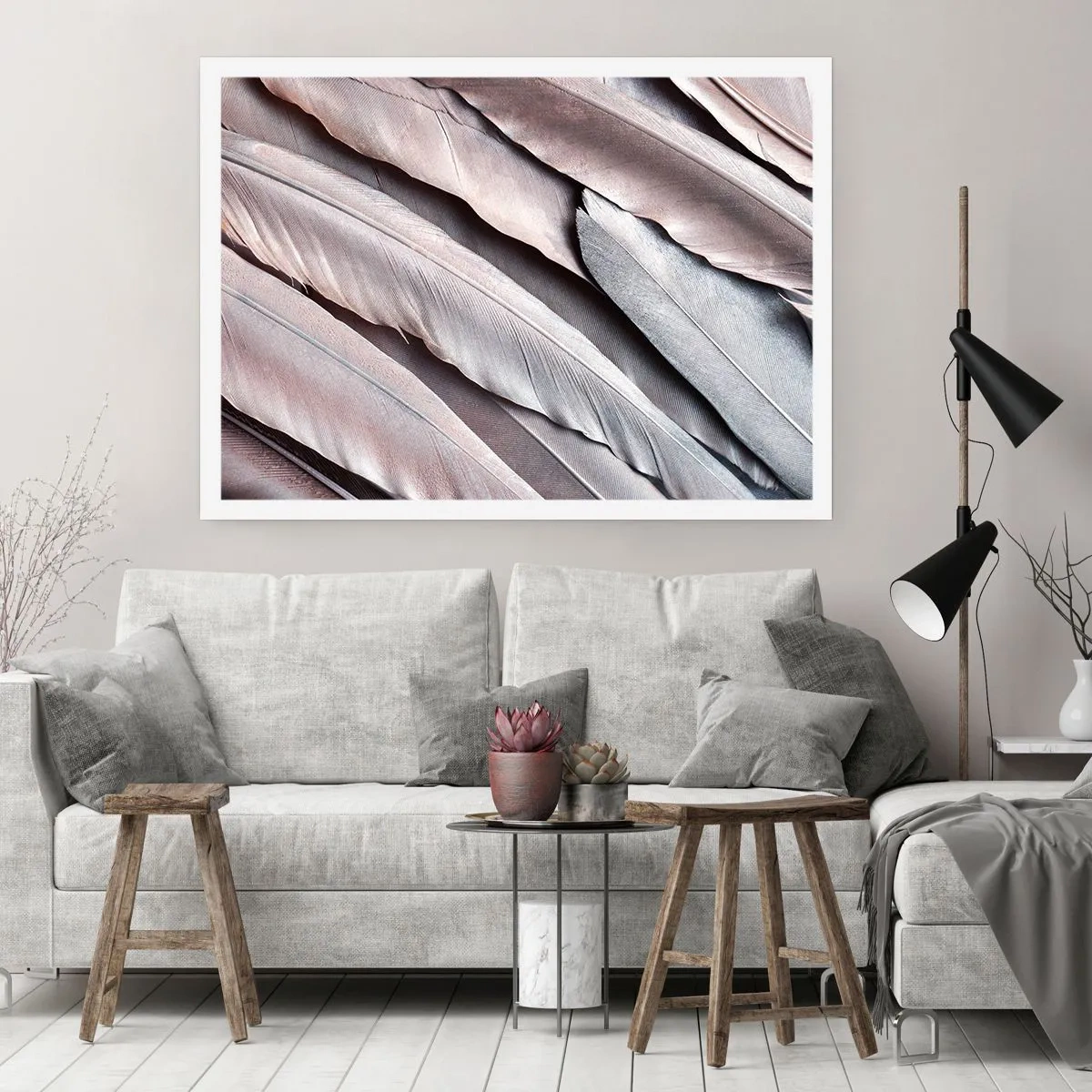 Poster - Argento rosato - 70x50 cm