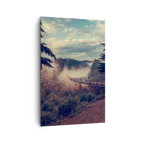 Quadro su tela - Stampe su Tela - Sopra il bosco autunnale - 80x120 cm