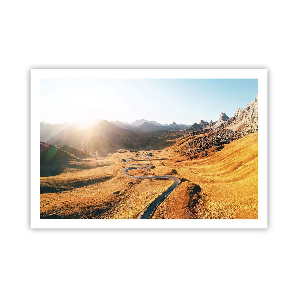 Poster - Nella valle dorata - 91x61 cm