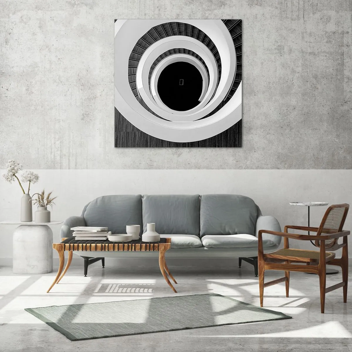 Quadro su vetro - Verso l'essenza delle cose - 40x40 cm