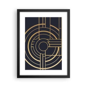 Poster in cornice nera - Il giro delle cose - 30x40 cm