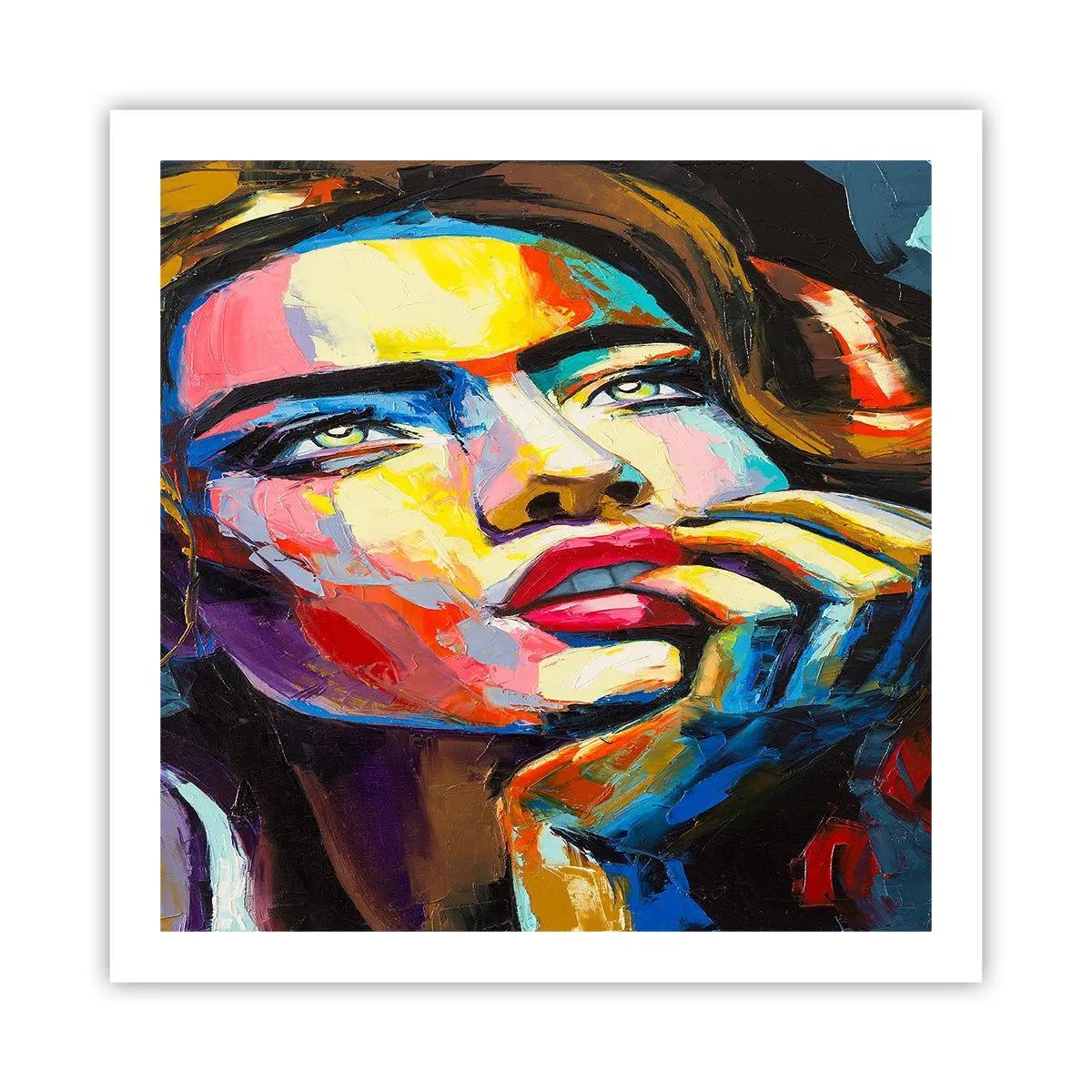 Poster - I sogni come uccelli planano nel cielo - 60x60 cm