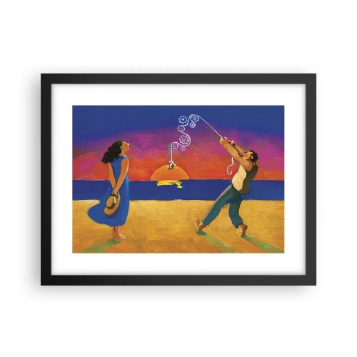 Poster in cornice nera - Più delle stelle del cielo - 40x30 cm