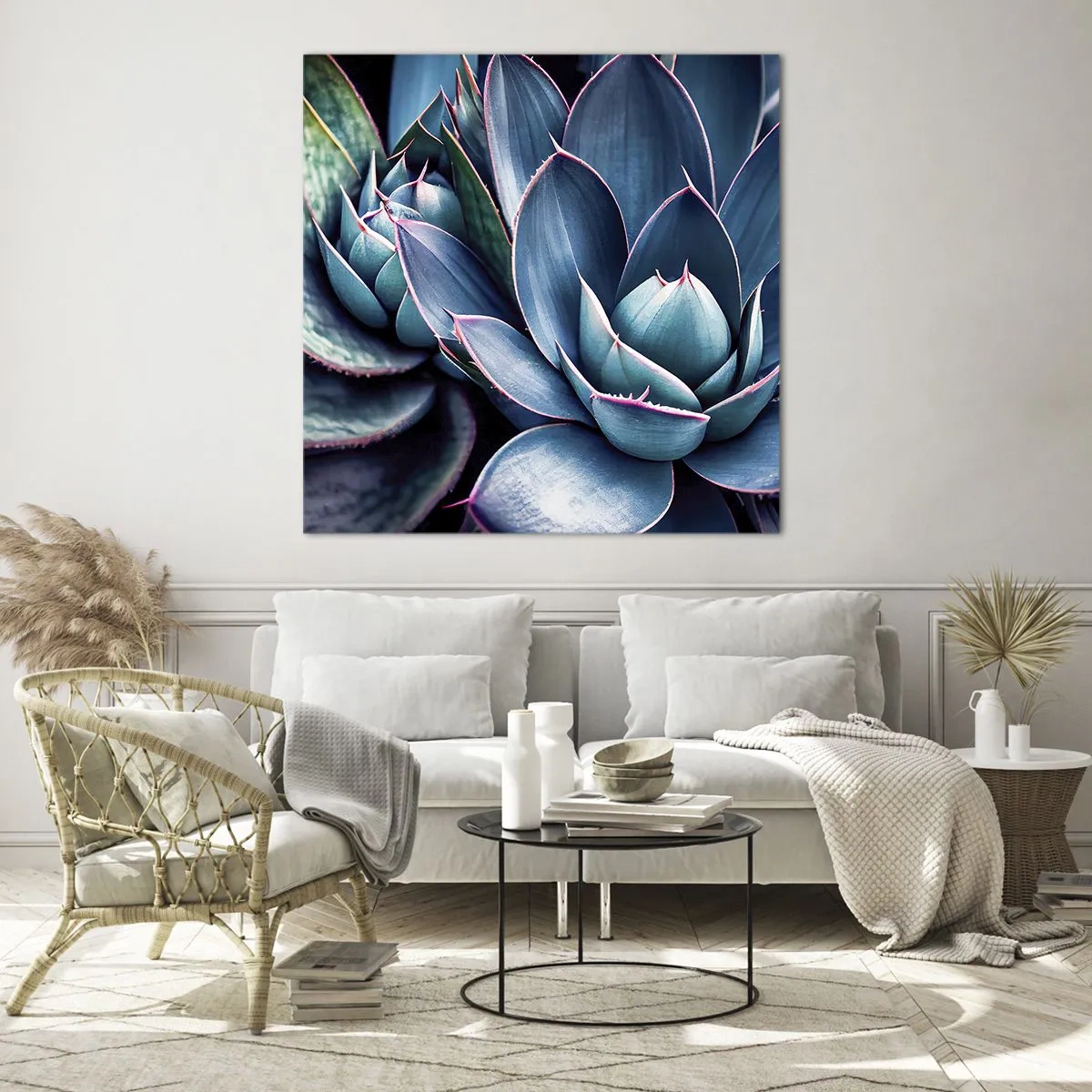 Quadro su vetro - Forza vitale - 70x70 cm