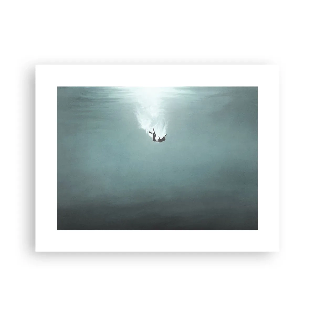 Poster - Nell'abbraccio dell'oceano - 40x30 cm